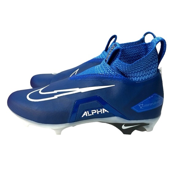 NWT Nike Alpha Menace Elite 3 Flyknit Football Cleats Mens Size 11 royal blue - Picture 2 of 11